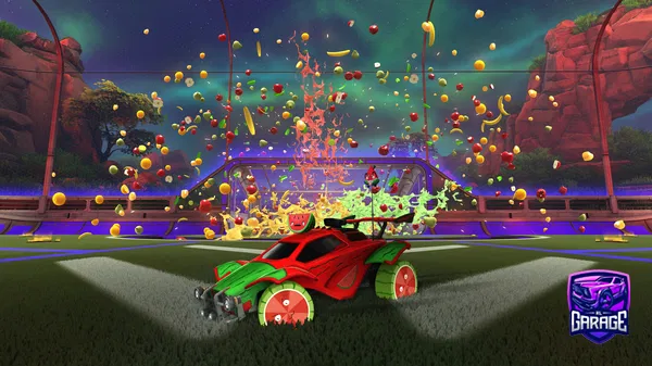 A Rocket League car design from d-day