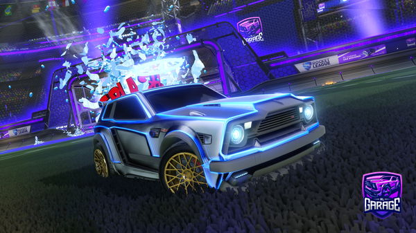 A Rocket League car design from Qmet