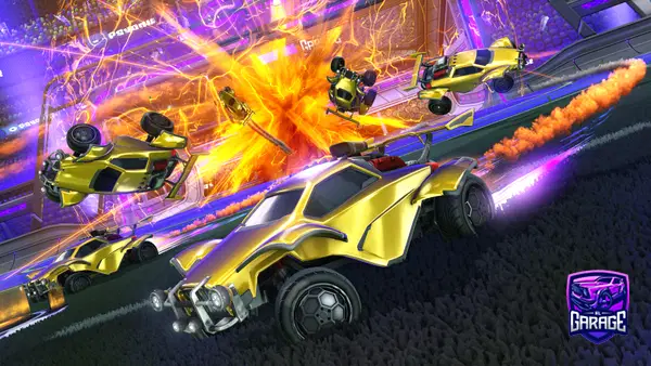 A Rocket League car design from MUJIGUARA