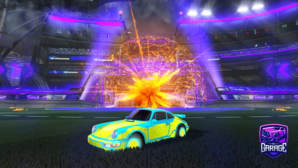 A Rocket League car design from DSV0