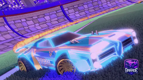 A Rocket League car design from -Glitch-