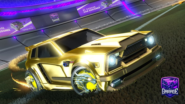A Rocket League car design from perezoso017