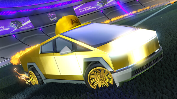 A Rocket League car design from Hazdog1000