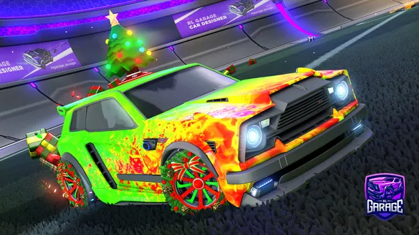 A Rocket League car design from orionsbrain