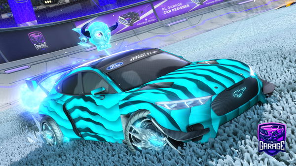 A Rocket League car design from Fotevailar1