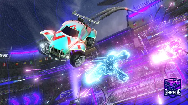 A Rocket League car design from Mrblackzomba