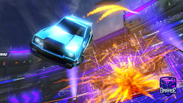 A Rocket League car design from Seik_23