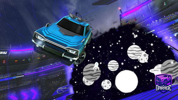 A Rocket League car design from ItsVektor