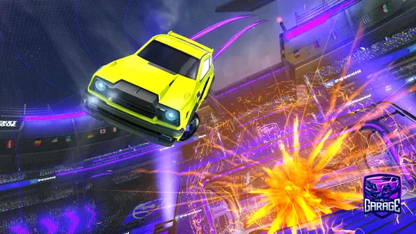 A Rocket League car design from botyik