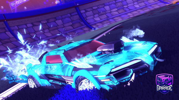 A Rocket League car design from CODE-L3UM4S_exe