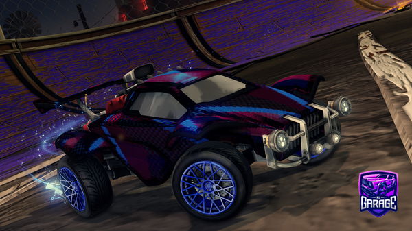 A Rocket League car design from Verrkami