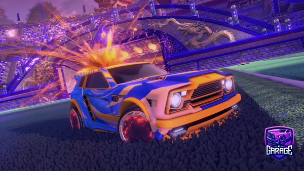 A Rocket League car design from MrShiba077