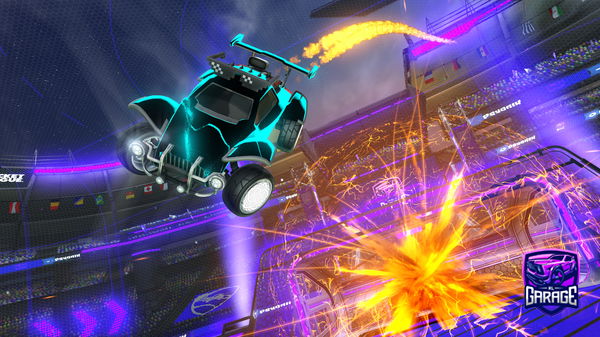 A Rocket League car design from Gamingmonkey09