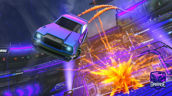 A Rocket League car design from SaltySylveon