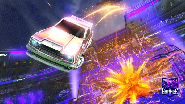 A Rocket League car design from HellaBouges