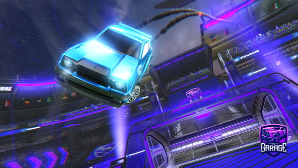 A Rocket League car design from maniionfleak