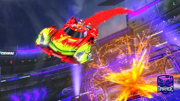 A Rocket League car design from Mathies34