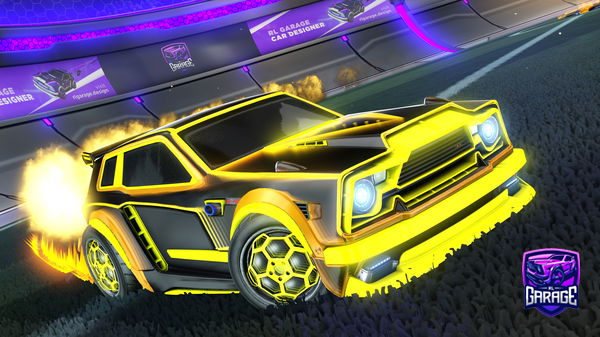 A Rocket League car design from Muddy_bud