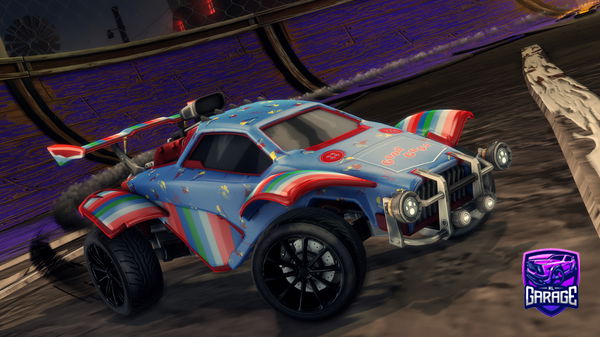 A Rocket League car design from lufrelky