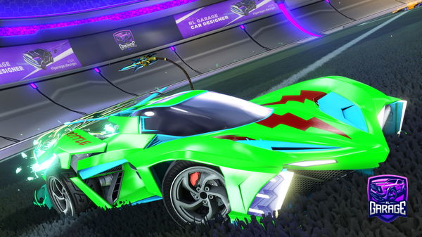 A Rocket League car design from Minstar