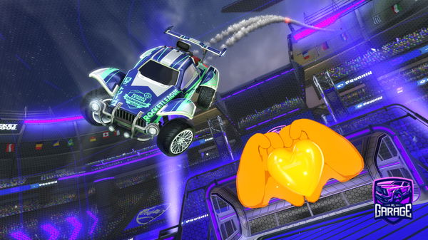 A Rocket League car design from etakb