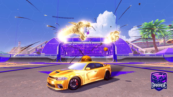 A Rocket League car design from slendermoss