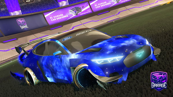 A Rocket League car design from Cosplash