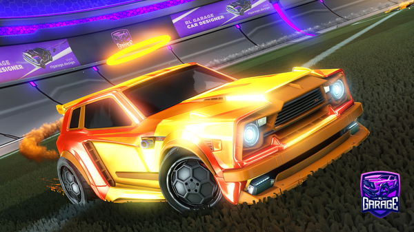 A Rocket League car design from catslikecheese2