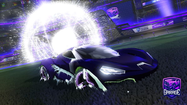 A Rocket League car design from HVLLXW