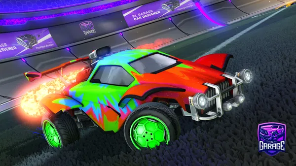 A Rocket League car design from Flerp720