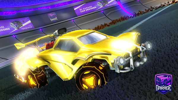 A Rocket League car design from bananachicken