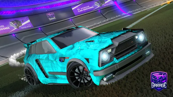 A Rocket League car design from rlperson12354