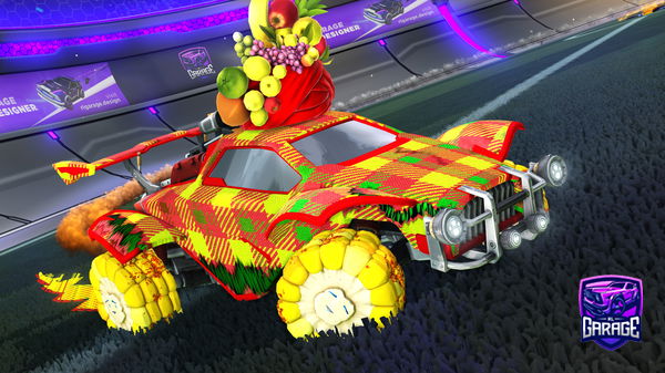 A Rocket League car design from Misha76_