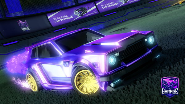 A Rocket League car design from Dinozaure