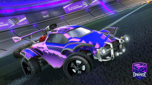 A Rocket League car design from Jakewh3