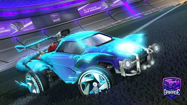 A Rocket League car design from LeHei21