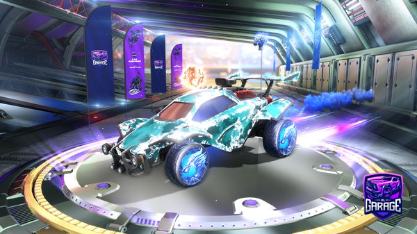 A Rocket League car design from rl_pusheenmg