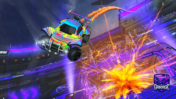 A Rocket League car design from Omega590590