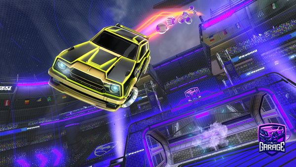 A Rocket League car design from Aitorlogoticousnes