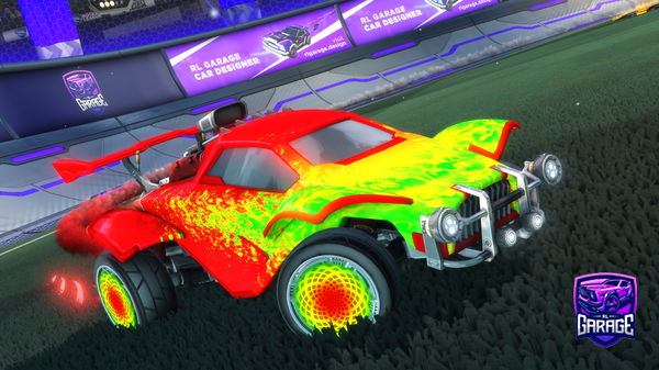 A Rocket League car design from Joshuaiscoolyboi