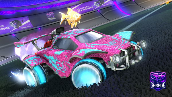 A Rocket League car design from MoistBrownie