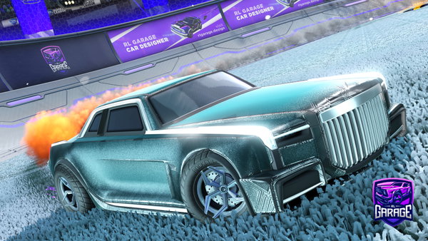 A Rocket League car design from Kingfrog7856