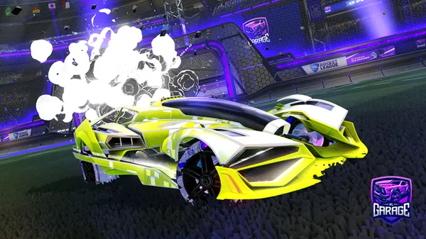 A Rocket League car design from To-fu