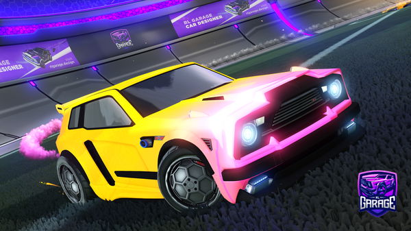 A Rocket League car design from UltraMag117