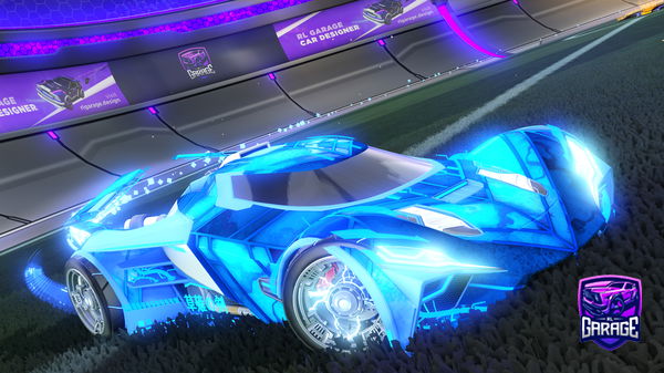 A Rocket League car design from wrldzzzz