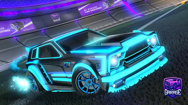 A Rocket League car design from tysucksatrl4