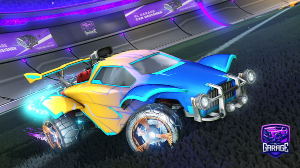 A Rocket League car design from squishynuggets