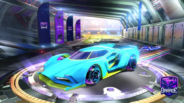 A Rocket League car design from 123abcellk