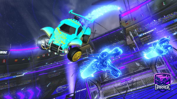 A Rocket League car design from Fartbringer