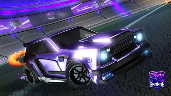 A Rocket League car design from Migalha19